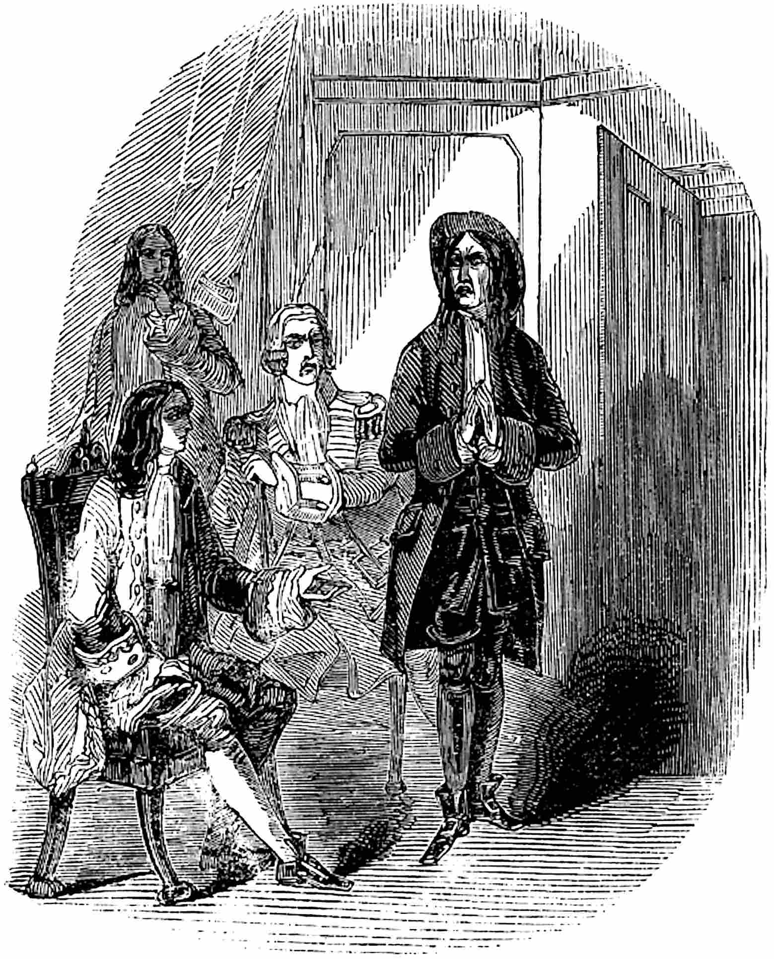The baron meets with the landlord.