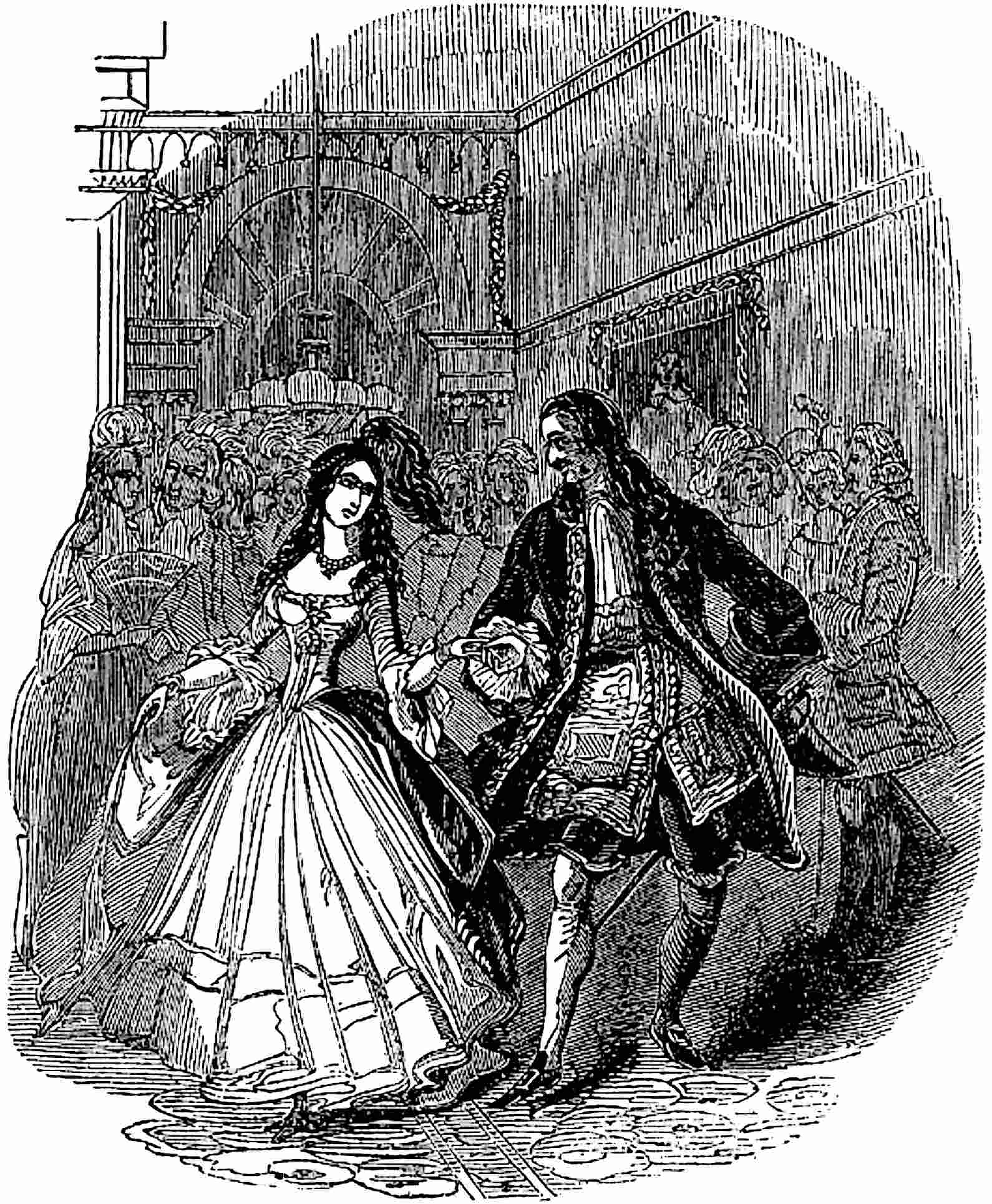 The baron dances with Helen.
