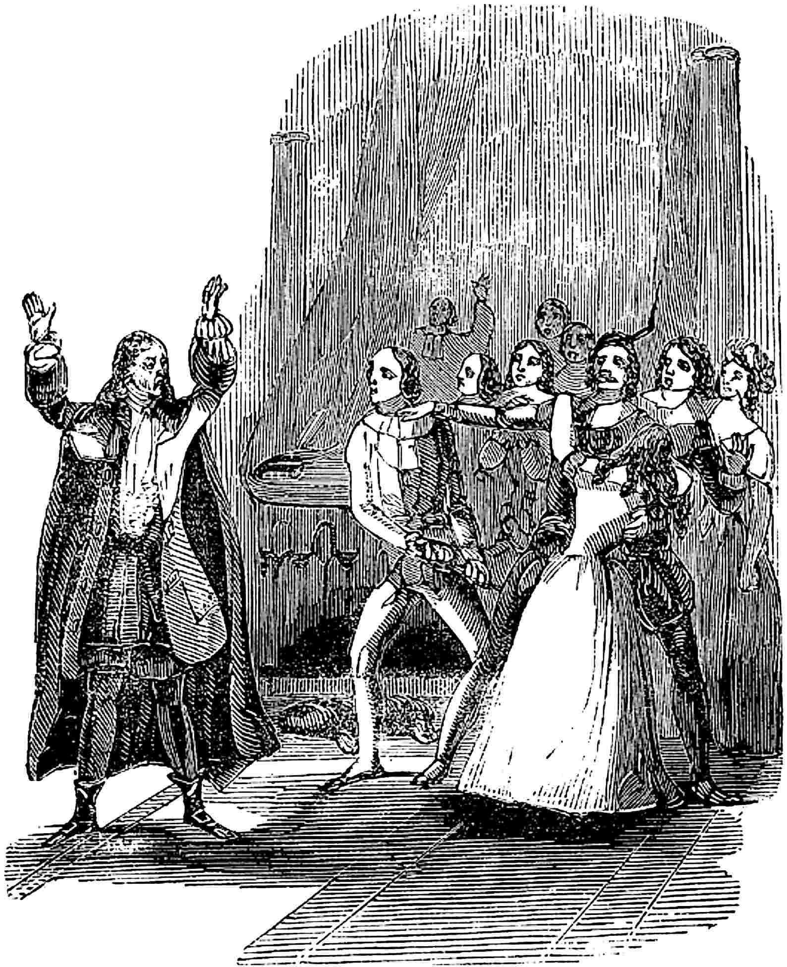 Jose and Fiametta point to the vampyre.