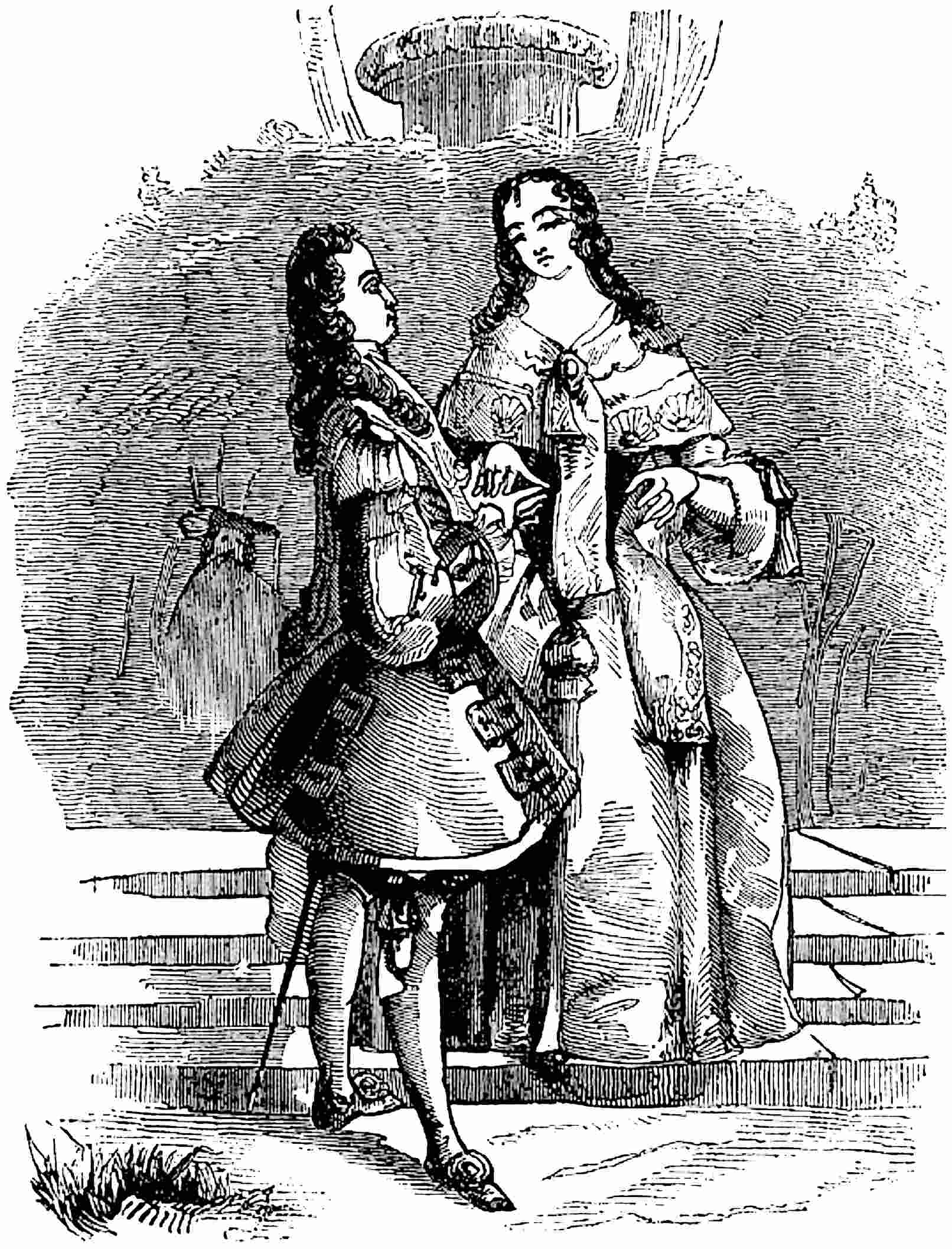 Annetta greets her dear father.