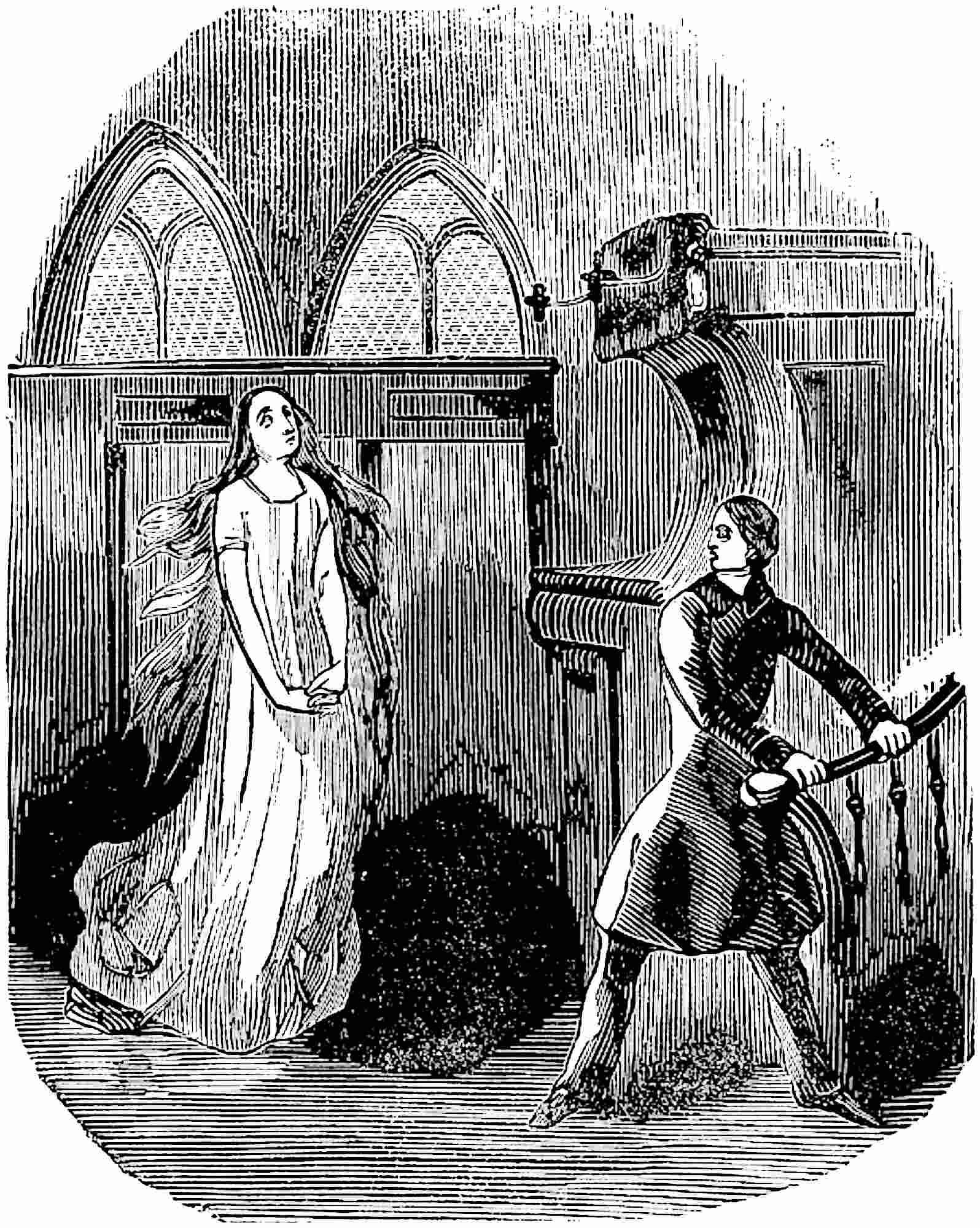Will Stephens watches the resuscitated corpse.