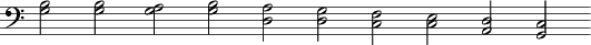 [F: {g�b} {g�b} {g�a} {g�b} {d�a} {d�g}
 {c�f} {c�e} {a,�d} {g,�c}]