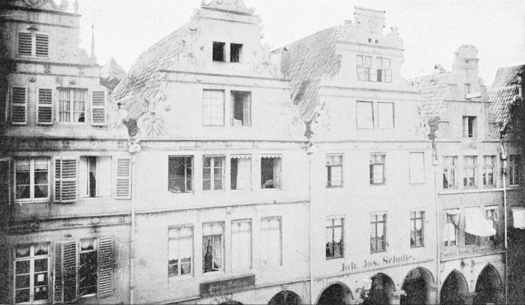OLD HOUSES AT M�NSTER.