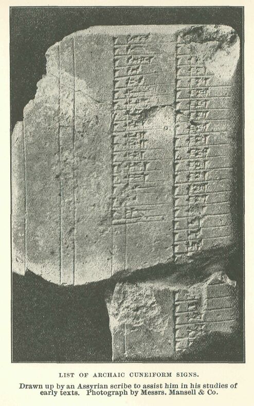 147.jpg List of Archaic Cuneiform Signs.
