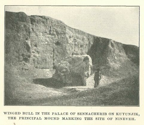 170.jpg Winged Bull in the Palace of Sennacherib On
Kuyunjik, the Principal Mound Marking The Site of Nineveh. 
