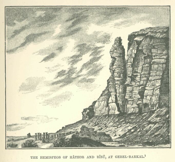 143.jpg the Hemispeos Op H�thor and B�s�, At Gebel-barkal 