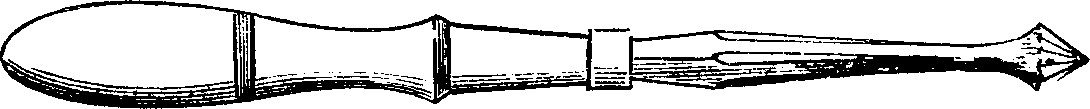 Illustration:
Fig. 3. Hand drill for boring bone. 
