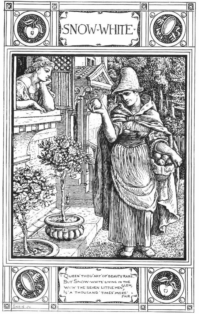 SNOW-WHITE - "Queen thou art of beauty rare, But Snow-white living in the glen, With the seven little men, Is a thousand times more fair."