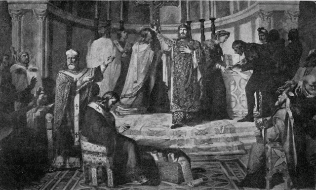 Illustration: A COUNCIL OF THE VISIGOTHS.