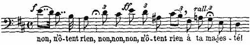 non, n'�tent rien, non, non, non, n'�tent rien � ta majest�!
