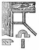 Fig. 110.&mdash;Corner
    of Barred Door.