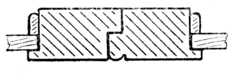 Fig. 261.&mdash;Rebated
    Meeting Joint.