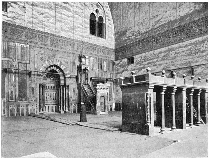 Moskee van den Sultan Hassan te Ka&iuml;ro.