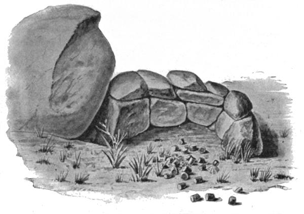 Fig. 260&mdash;Shrine at Awatobi
