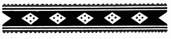 Fig. 283&mdash;Parallel lines of different width; marginal serrate