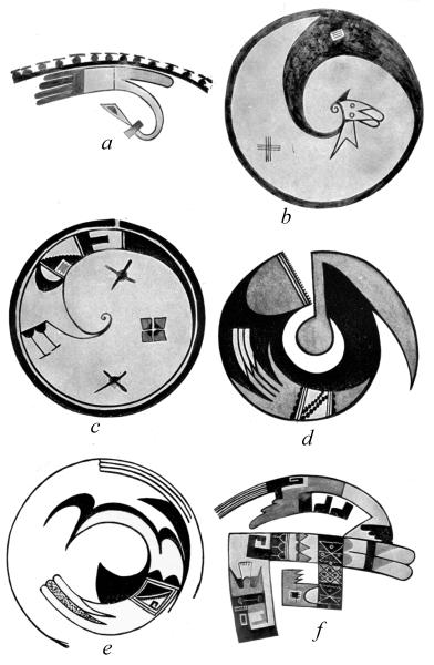 PL. CL&mdash;
FIGURES OF BIRDS AND FEATHERS FROM SIKYATKI
