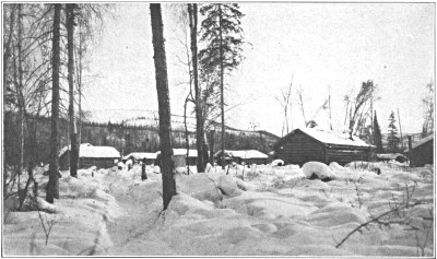 One
of the abandoned mining towns in the Kantishna.