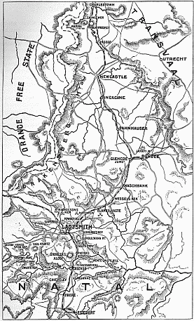 Map of Northern Natal. Scale 15 Statute Miles to the
Inch.