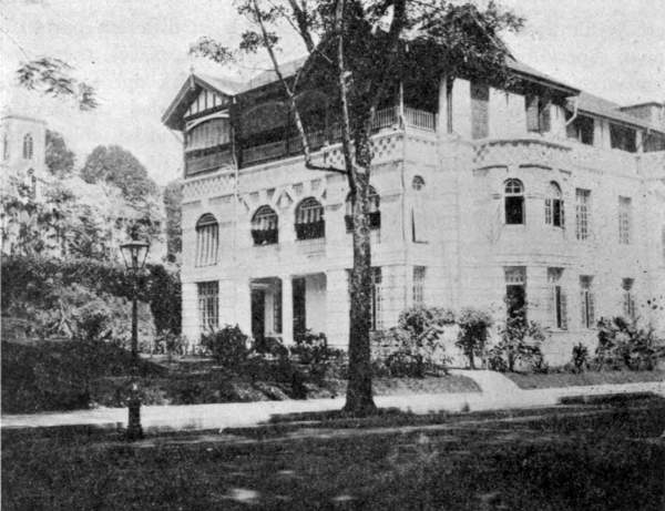 Y. M. C. A. BUILDING. Methodist Church in left
background.