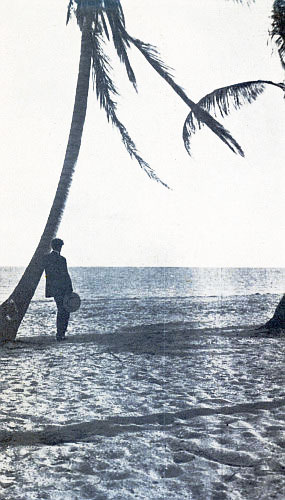 AT LONG KEY, THE LONELY CORAL SHORE WHERE THE SUN SHINES
WHITE ALL DAY AND THE STARS SHINE WHITE ALL NIGHT