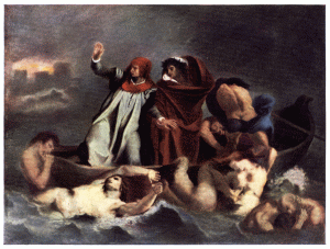 PLATE XLV.&mdash;EUG�NE DELACROIX

DANTE AND VIRGIL

Louvre, Paris