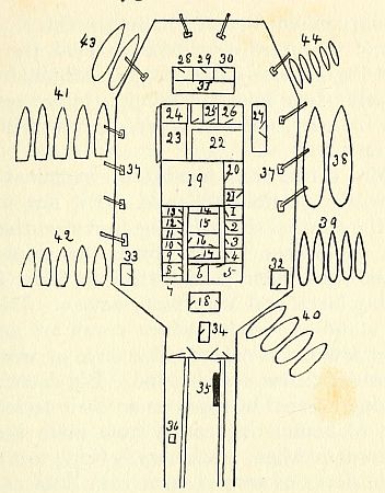 Fig. 17.&mdash;The central pier of a typical anti-submarine naval base.