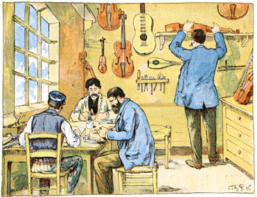 La Fabrication des Instruments � cordes