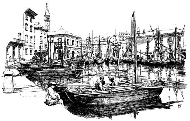THE INNER HARBOUR, PIRANO
