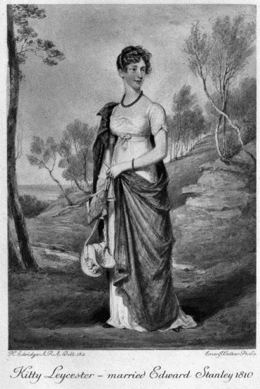 H. Edridge A.R.A. Welt 1811 Emory Walker Ph. Sc.
Kitty Leycester&mdash;married Edward Stanley 1810.