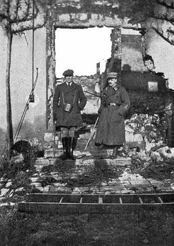 The ruined village of Gerb&eacute;viller, destroyed after
their retreat by the Germans.