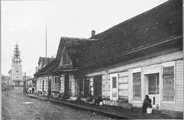 Copyright by E. A. Hegg, Juneau

Courtesy of Webster & Stevens, Seattle

Old Russian Building, Sitka