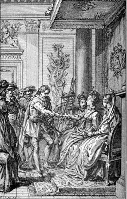 La reine de Castille confie sa bague � Carlos.