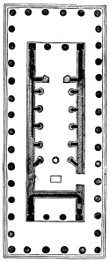 Fig. 159.&mdash;Plan of the Temple of Apollo at Bassæ.