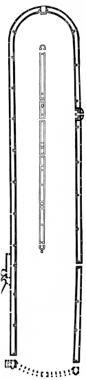 Fig. 279.&mdash;Plan of the Circus of Romulus.
