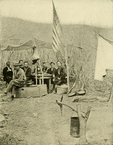 Our First Camp,
Green River, Wyoming.