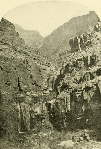 Looking up a Side
Canyon of the Grand Canyon in the Kaibab Division.