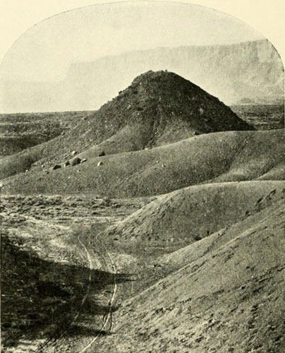 Looking West from
Jacob’s Pool on Road to Lee’s Ferry. Vermilion Cliffs in Distance.