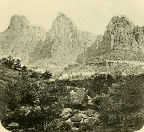 Cliffs of the Rio
Virgin, about 2500 Feet High.