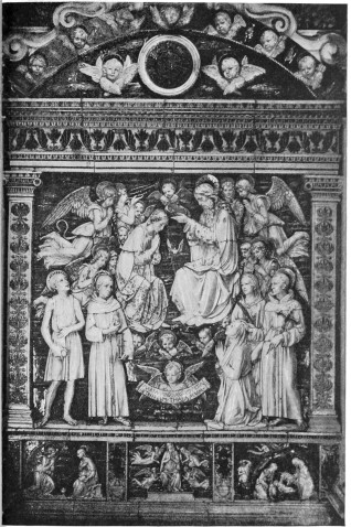 Alinari, Florence

THE CORONATION OF THE MADONNA

(Andrea Della Robbia. Osservanza, Siena)