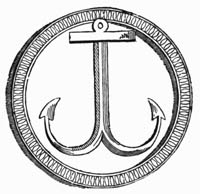 Illustration: Fig. 39.&mdash;Symbolical Anchor.