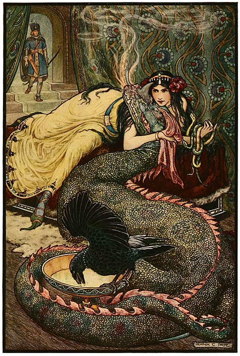 &lsquo;Marina lay upon a couch ... and fondled a fiery dragon with her right hand&rsquo;