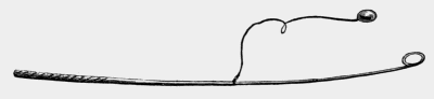 stick with
string and ball