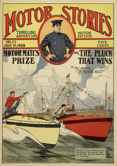 Unaware of his narrow escape
the king of the motor boys
flung the Sprite onward
to victory.