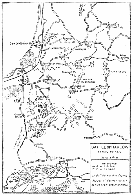 Image unavailable: BATTLE OF HARLOW

FINAL PHASE