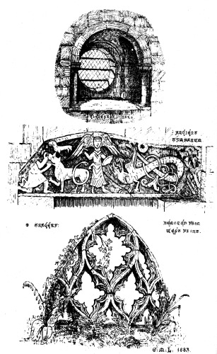 Image not available:
Architectural Details from Southwell Minster.

From Livett’s “Southwell Minster.”
