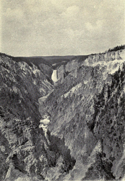 Great Falls and
Grand Cañon, Yellowstone Park