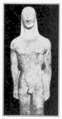 Statue of so-called
Apollo of Thera