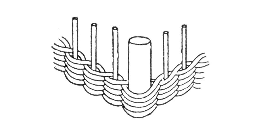Step in weaving