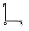 A bi-dimensional plot with axes x and y with its origin as O.