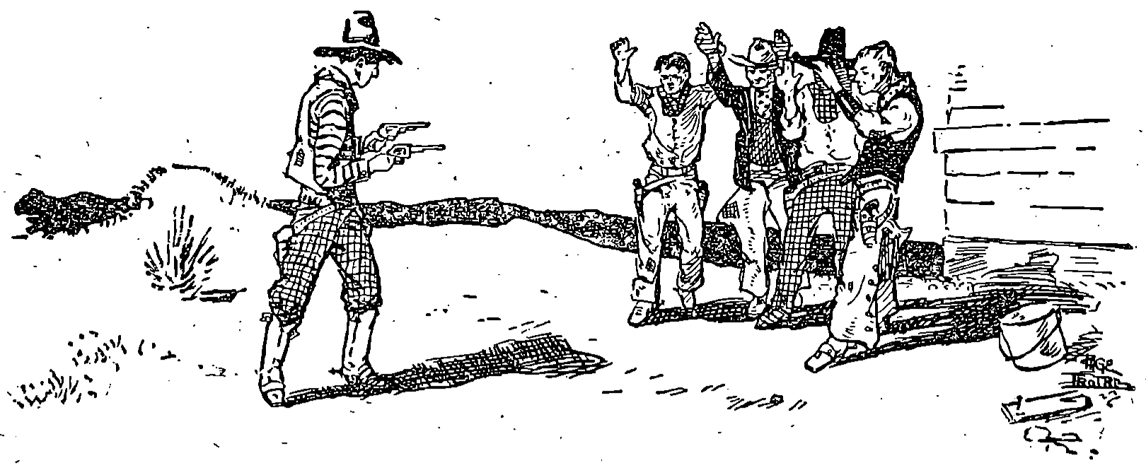 cowboy scene